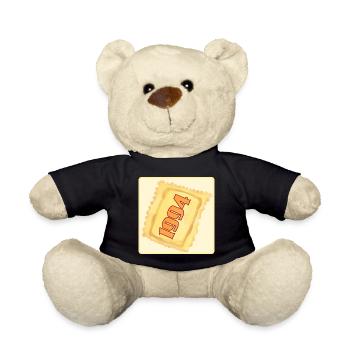 32. Geburtstag 1994 Ravioli-Teigtaschen - Teddy - Schwarz - Vorne
