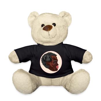 PORTRAIT DE FEMME NOIRE - Nounours - noir - Devant