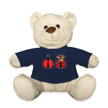 Bugs Bugfixing Debug Developer Computerfreak - Teddy - French Navy - Vorne