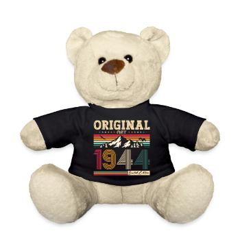 Original May 1944 Vintage 1944 Birthday 1944 - Teddy Bear - black - Front