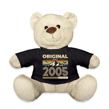 Original 2005 Jahrgang 2005 19. Geburtstag 2005 - Teddy - Schwarz - Vorne
