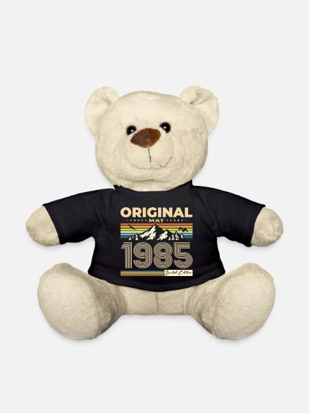 Original Mai 1985 Jahrgang 1985 Geburtstag 1985 - Teddy - Schwarz