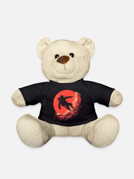 Astronaut Surfer - Teddy - Schwarz