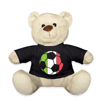 Icône du logo du vainqueur du tournoi du symbole de la boule de l’équipe d’Italie - Nounours - noir - Devant