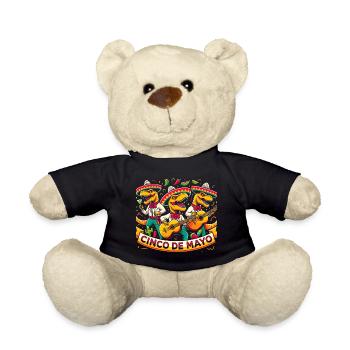 Cinco de Mayo Dinosaurier - Teddy - Schwarz - Vorne