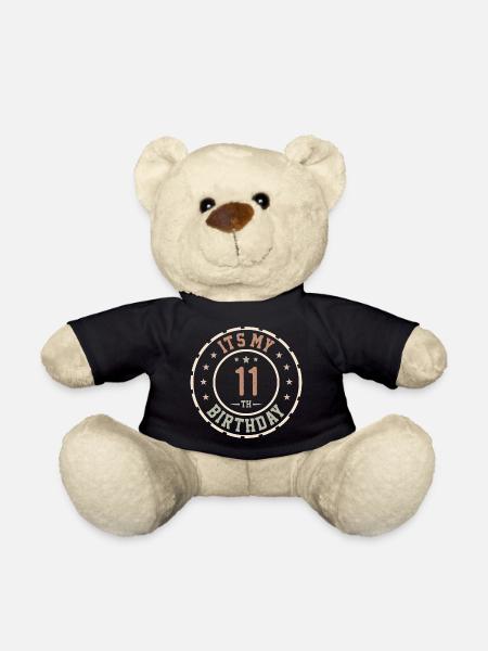 Es ist mein Geschenk zum 11. Geburtstag 11 Jahre - Teddy - Schwarz