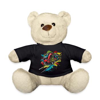 Graffiti Railway - Teddy Bear - black - Front