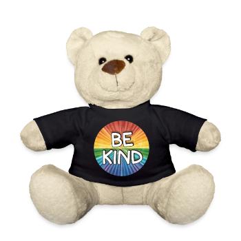 LGBTQ Be Kind - Teddy - Schwarz - Vorne