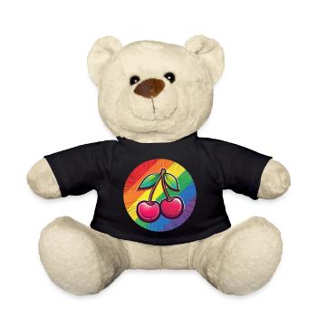 LGBTQ Kirsche - Teddy - Schwarz - Vorne