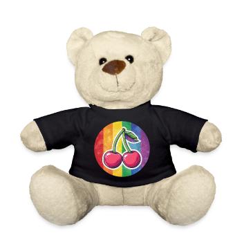 LGBTQ Cherry - Teddy Bear - black - Front