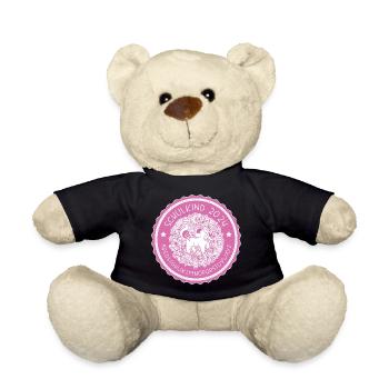Einschulung 2024 – ABC Einhorn Schulkind - Teddy - Schwarz - Vorne