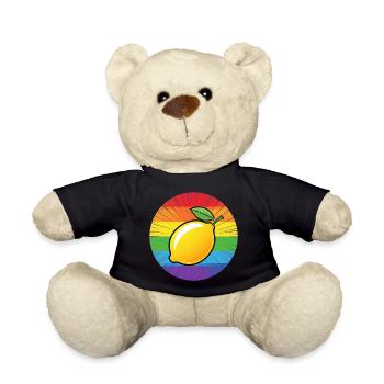 LGBTQ Lemon Lime - Teddy Bear - black - Front