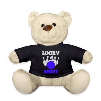 chemise porte-bonheur bowling - Nounours - noir - Devant