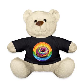 LGBTQ Donut - Teddy - Schwarz - Vorne