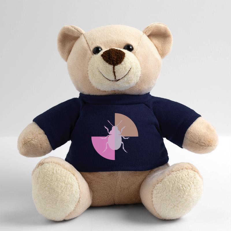 Duo Pastellgrau Rosa Teddy