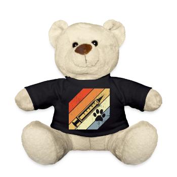 Retro Spritze - Teddy - Schwarz - Vorne