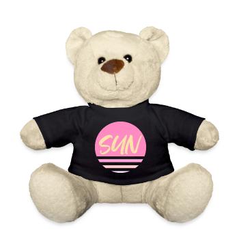 Sun Yellow - Teddy Bear - black - Front