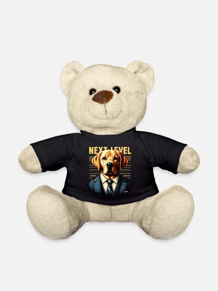 Dudley Labrador Anzug Next Level Hund Geschenk - Teddy - Schwarz