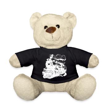 Locomotive Graphics - Teddy Bear - black - Front