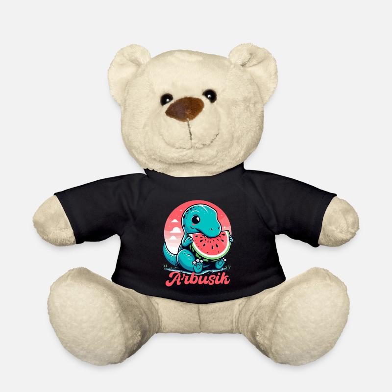 Süßer T-Rex Wassermelone Arbusik Geschenk - Teddy - Schwarz