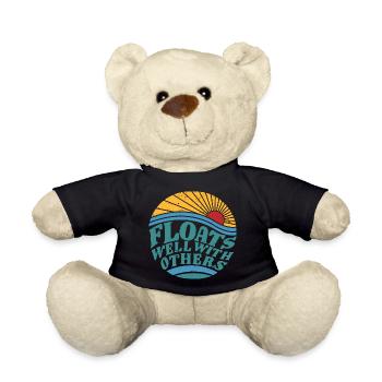 Summer River Floats Well With Others Float Trip - Teddy Bear - black - Front