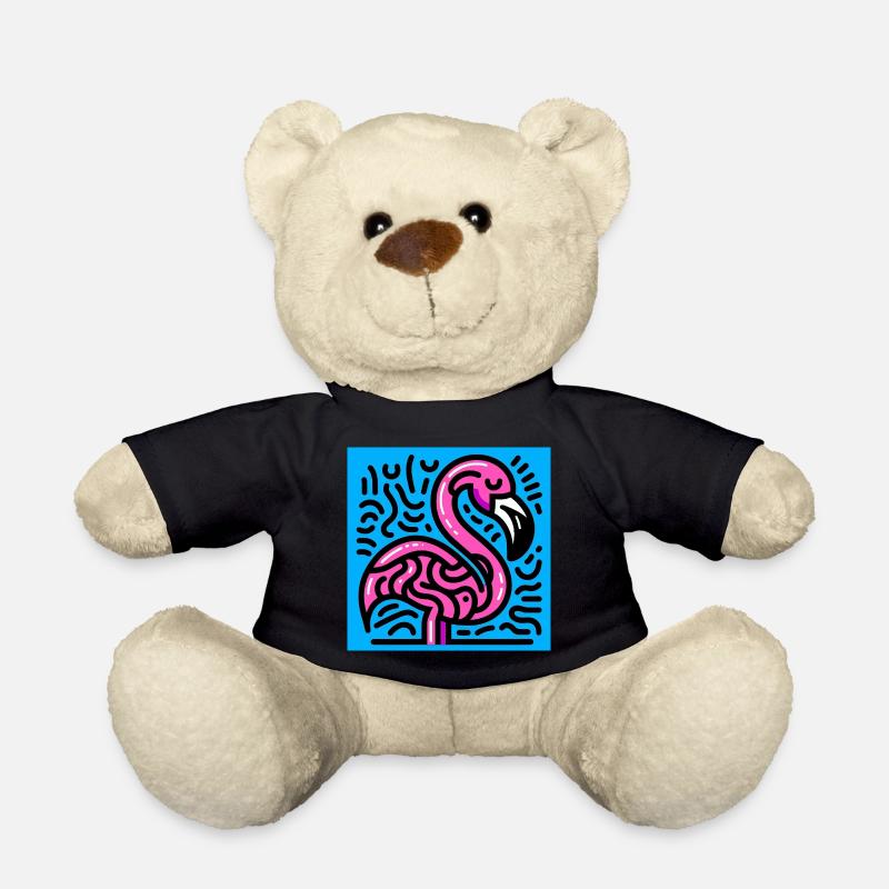 Flamingo - Teddy - Schwarz