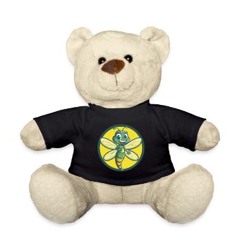 Libelle Niedliche Kawaii Cartoon Clipart Haustier Tier - Teddy - Schwarz - Vorne