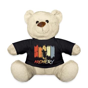 Archery - Teddy Bear - black - Front