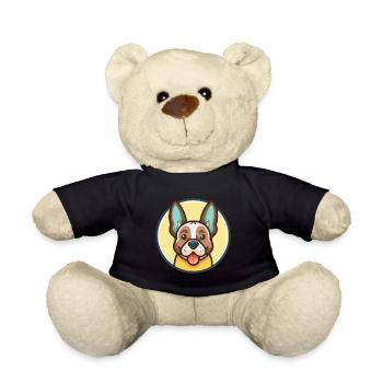 Braque Auvergne Hunderasse Cartoon Kawaii Clipart - Teddy - Schwarz - Vorne