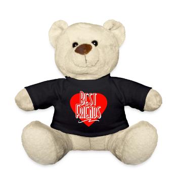 Beste Freunde - Teddy - Schwarz - Vorne