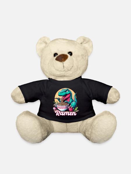Süßer T-Rex Ramen Dinosaurier Geschenk - Teddy - Schwarz