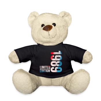 Geburtstagsgeschenk 1989 Limitierte Auflage 1989 - Teddy - Schwarz - Vorne