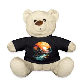 Eisenbahn Porträt - Teddy - Schwarz - Vorne