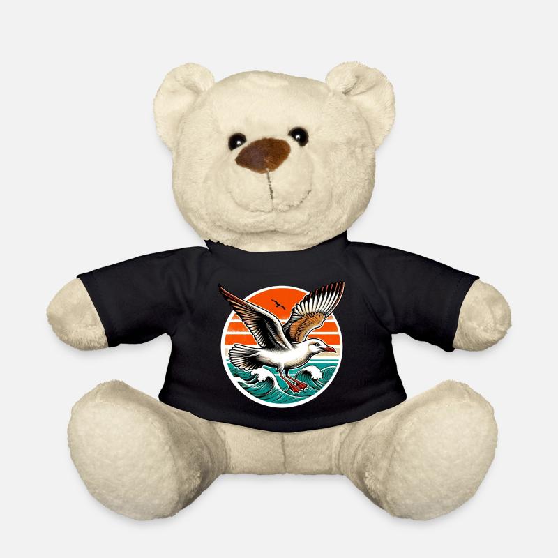 Möwe - Teddy - Schwarz