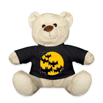 Halloween Fledermäuse - Teddy - Schwarz - Vorne