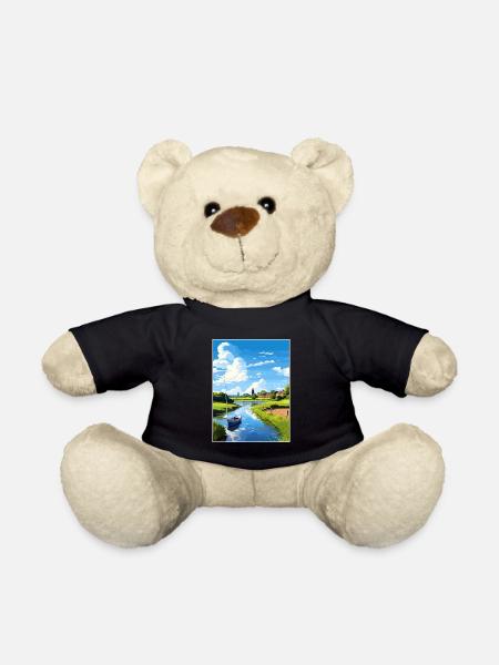 Dedham Vale Aonb Reise Poster Souvenir Farbe WPA - Teddy - Schwarz
