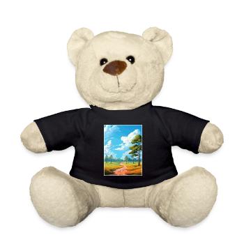 Cannock Chase Aonb Affiche de voyage Souvenir Peinture WP - Nounours - noir - Devant