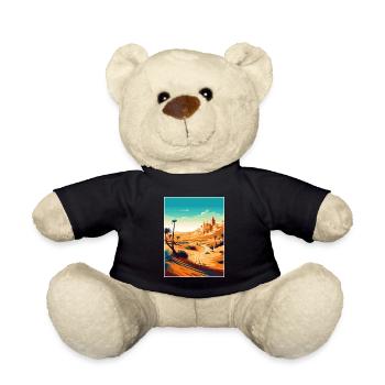 Sahara Wüste Afrika Reise Poster Souvenir WPA - Teddy - Schwarz - Vorne
