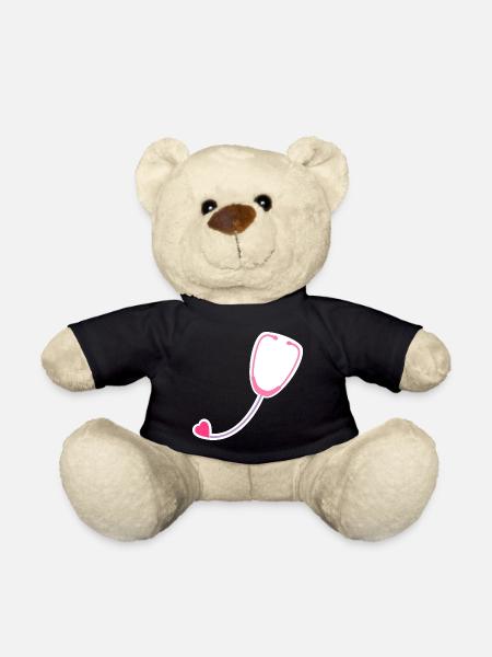 Farbiges Stethoskop - Teddy - Schwarz