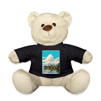 Manaus Brasilien Reise Poster Souvenir Malerei WPA - Teddy - Schwarz - Vorne