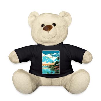 Manaus Brasilien Reise Poster Souvenir Malerei WPA - Teddy - Schwarz - Vorne