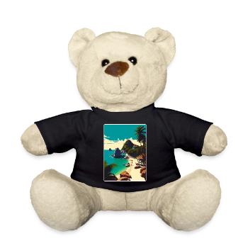 Ko Tao Thailand Thai Reise Poster Souvenir WPA - Teddy - Schwarz - Vorne