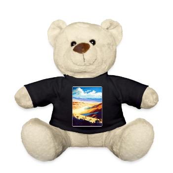Death Valley National Park California Travel Card - Teddy Bear - black - Front