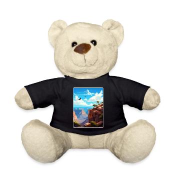 Grand Canyon Nationalpark Arizona Reiseposter - Teddy - Schwarz - Vorne