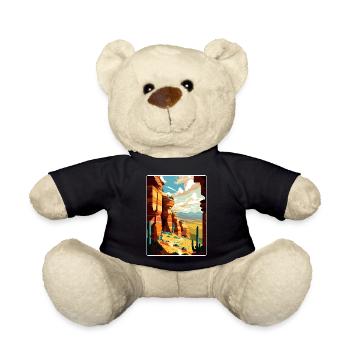 Mesa Verde Nationalpark Colorado Reiseposter - Teddy - Schwarz - Vorne