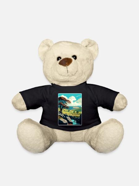 Yorkshire Dales Nationalpark Reiseposter WPA - Teddy - Schwarz