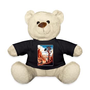 Bryce Canyon National Park Travel Poster Souvenir - Teddy Bear - black - Front