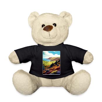 Parc national d’Exmoor Affiche de voyage Peinture de carte postale - Nounours - noir - Devant