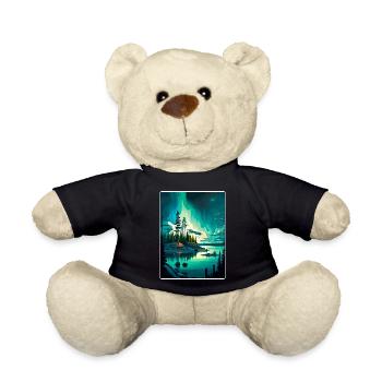 Voyageurs Nationalpark Reiseposter Souvenir WPA - Teddy - Schwarz - Vorne