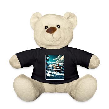 Steamboat Springs Colorado Reise Poster Souvenir - Teddy - Schwarz - Vorne